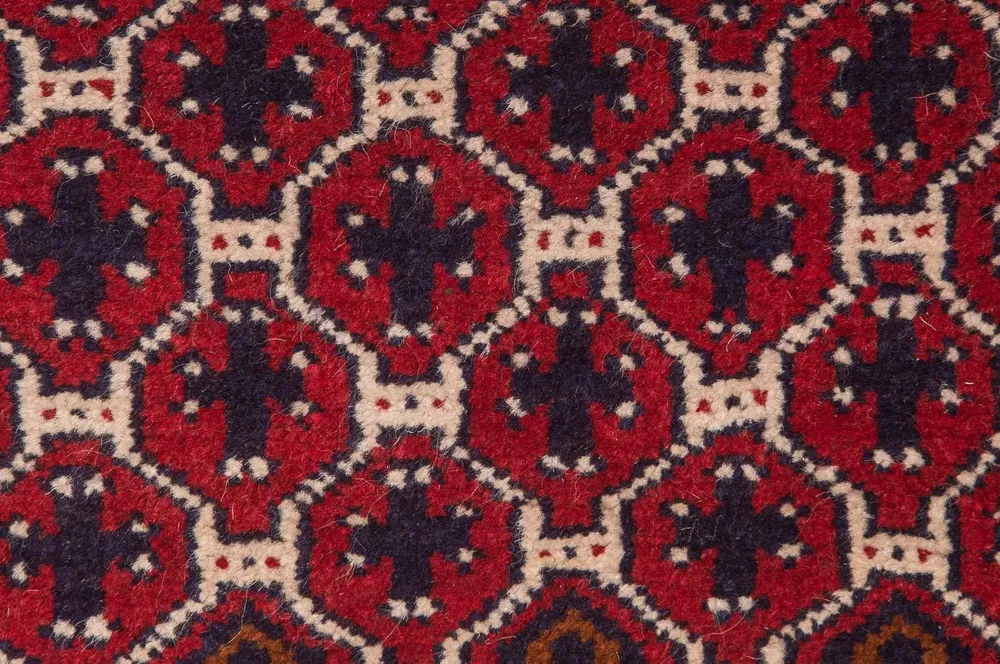 Tapete Baluch - 131 x 79 cm - multicolorido