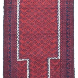 Tapete Baluch - 135 x 79 cm - vermelho