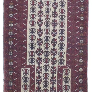 Tapete Baluch - 136 x 81 cm - bege