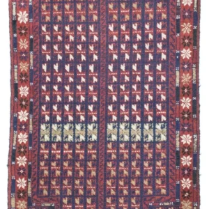 Tapete Baluch - 136 x 82 cm - castanho