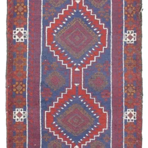 Tapete Baluch - 138 x 79 cm - vermelho