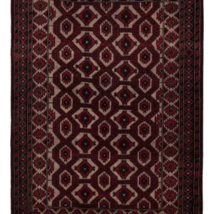 Tapete Baluch - 148 x 95 cm - vermelho