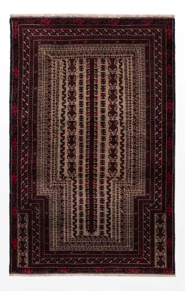 Tapete Baluch - 156 x 93 cm - creme