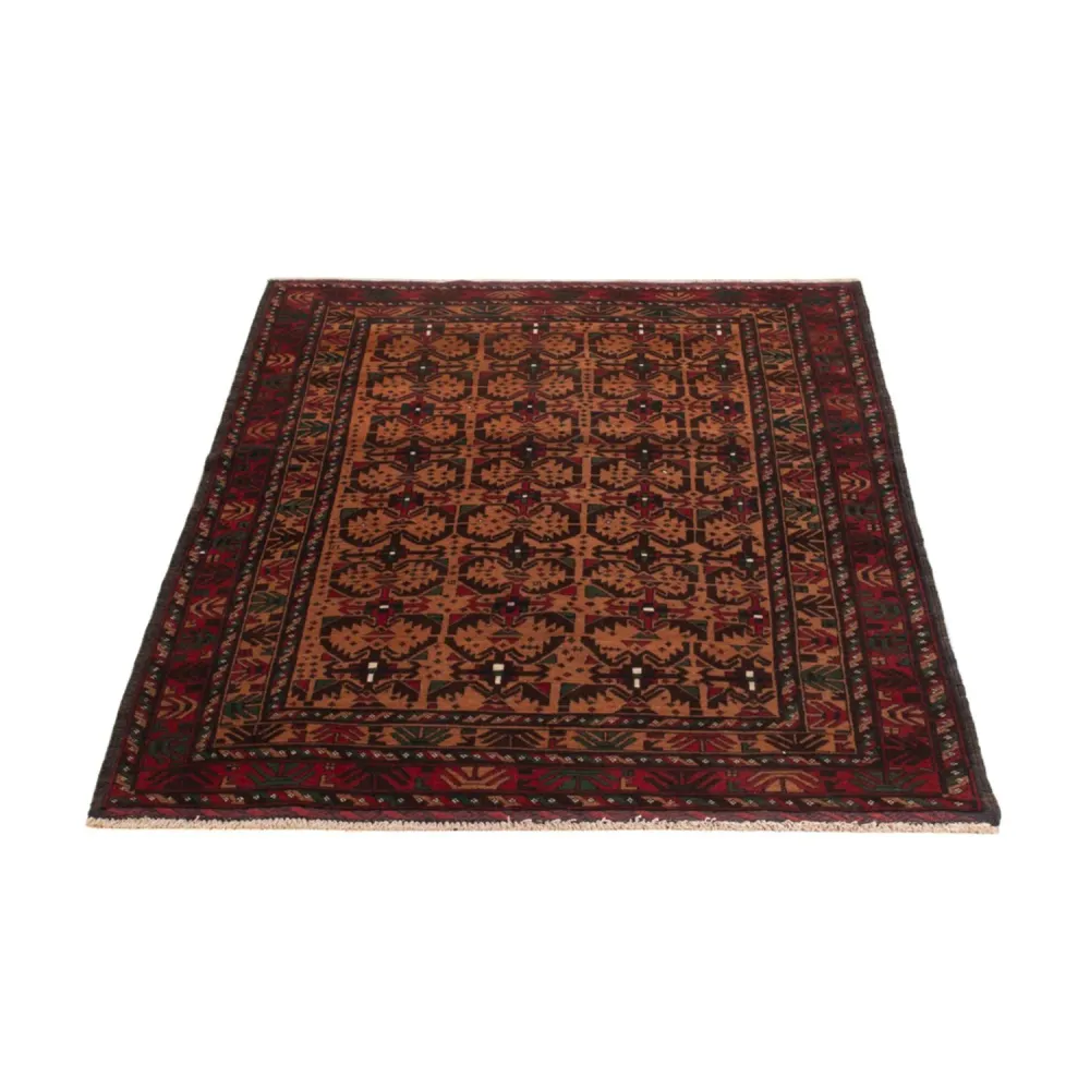 Tapete Baluch - 184 x 105 cm - ferrugem