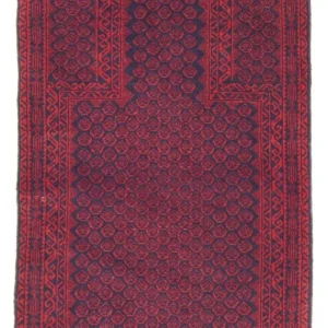 Tapete Baluch - Rug de Oração - 140 x 76 cm - azul