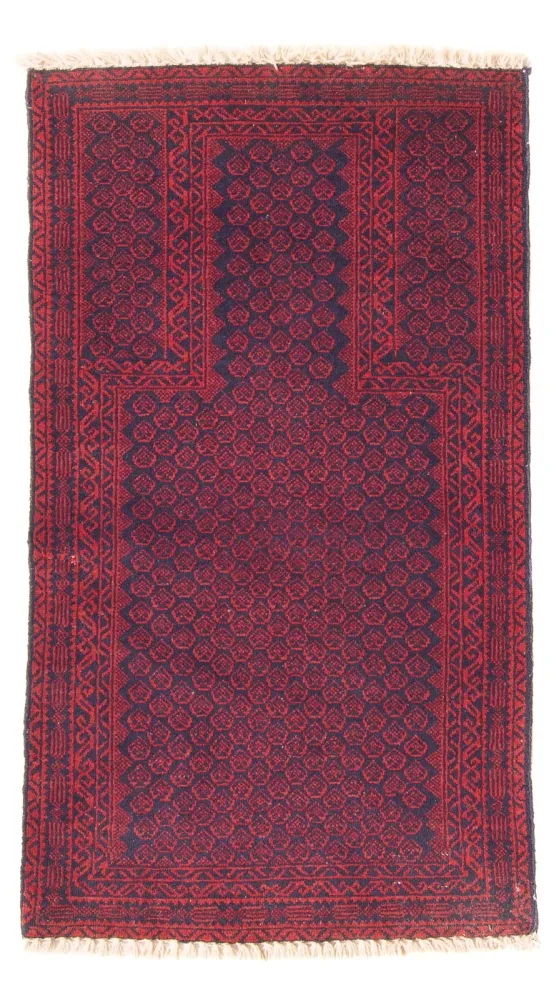 Tapete Baluch - Rug de Oração - 140 x 76 cm - azul
