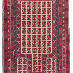 Tapete Baluch - Rug de Oração - 140 x 93 cm - bege