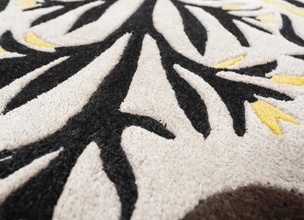 Tapete de crianç forma especial - 215 x 90 cm - preto e branco