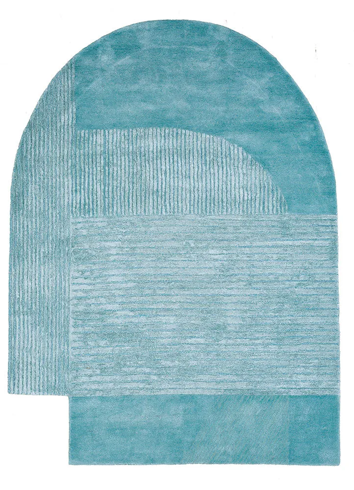 Tapete de desenhador forma especial - 210 x 150 cm - turquesa