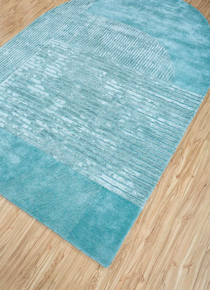Tapete de desenhador forma especial - 210 x 150 cm - turquesa