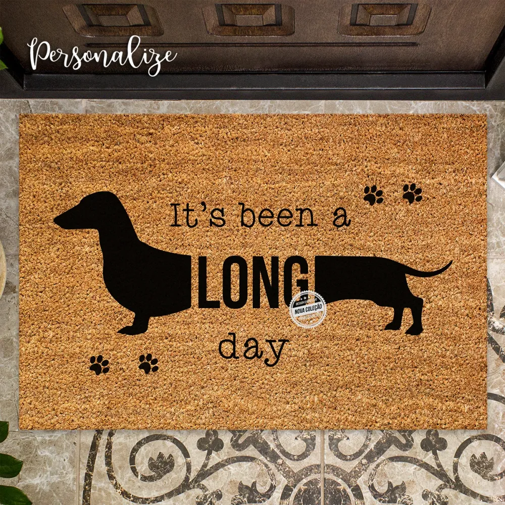 Tapete de entrada "It´s been long day"