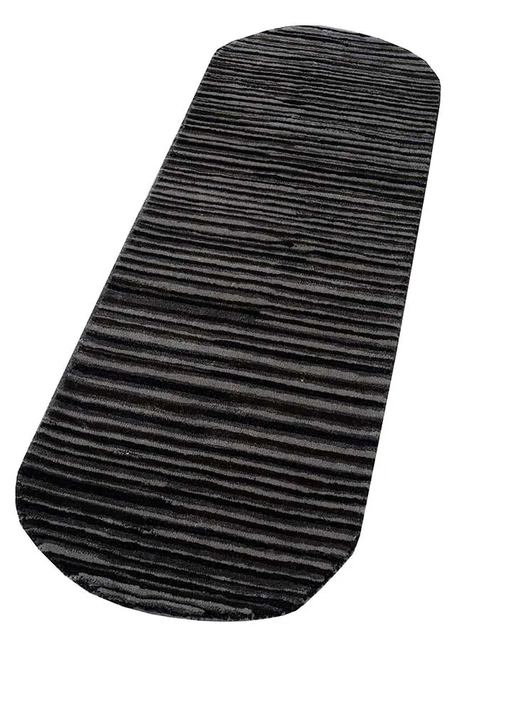 Tapete de lã forma especial - 152 x 55 cm - antracite