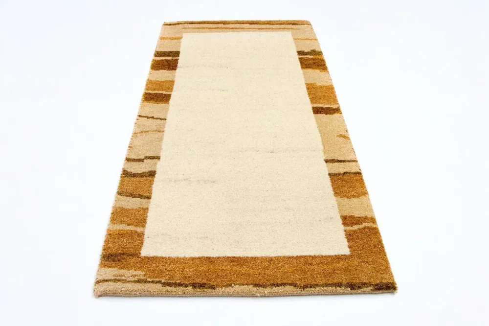 Tapete Gabbeh - Indus - 142 x 72 cm - bege