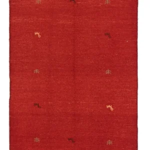 Tapete Gabbeh - Indus - 180 x 120 cm - vermelho