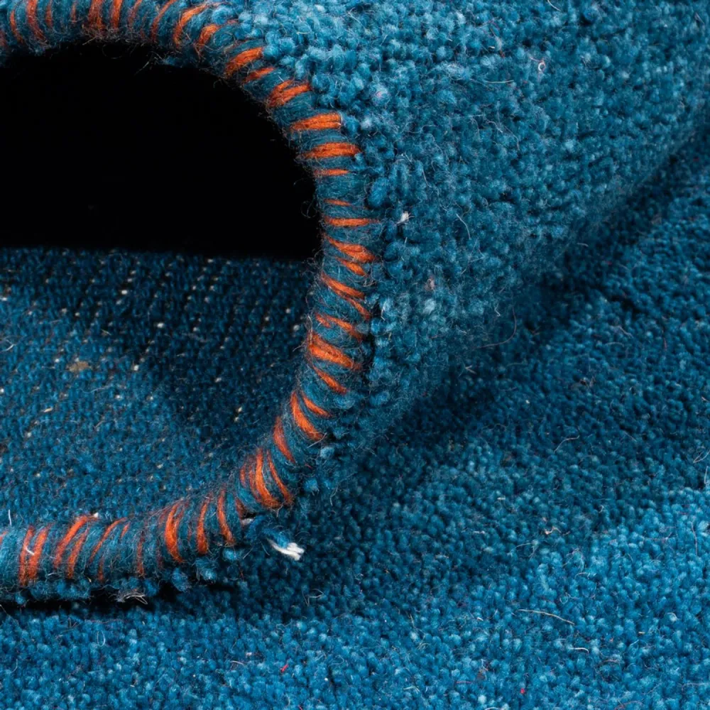 Tapete Gabbeh - Indus praç - 254 x 251 cm - azul