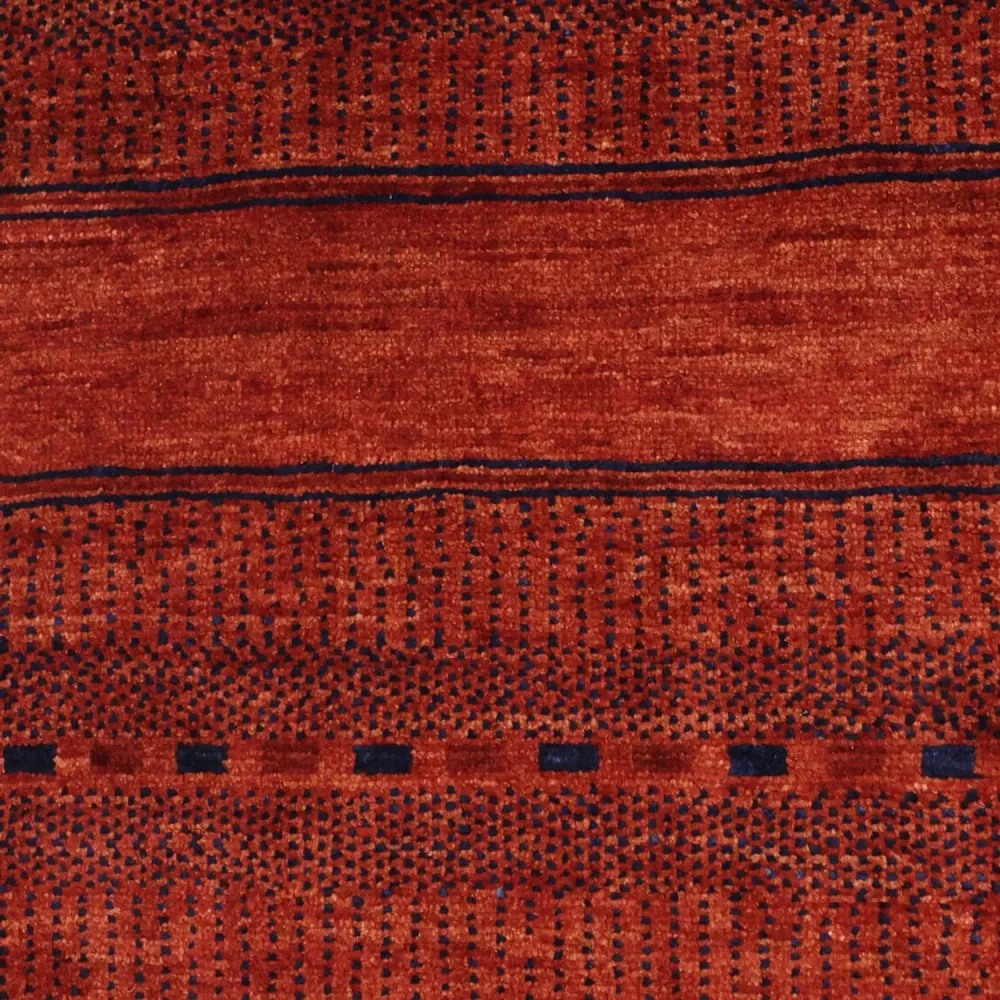 Tapete Gabbeh - Kashkuli Persa - 100 x 80 cm - vermelho escuro