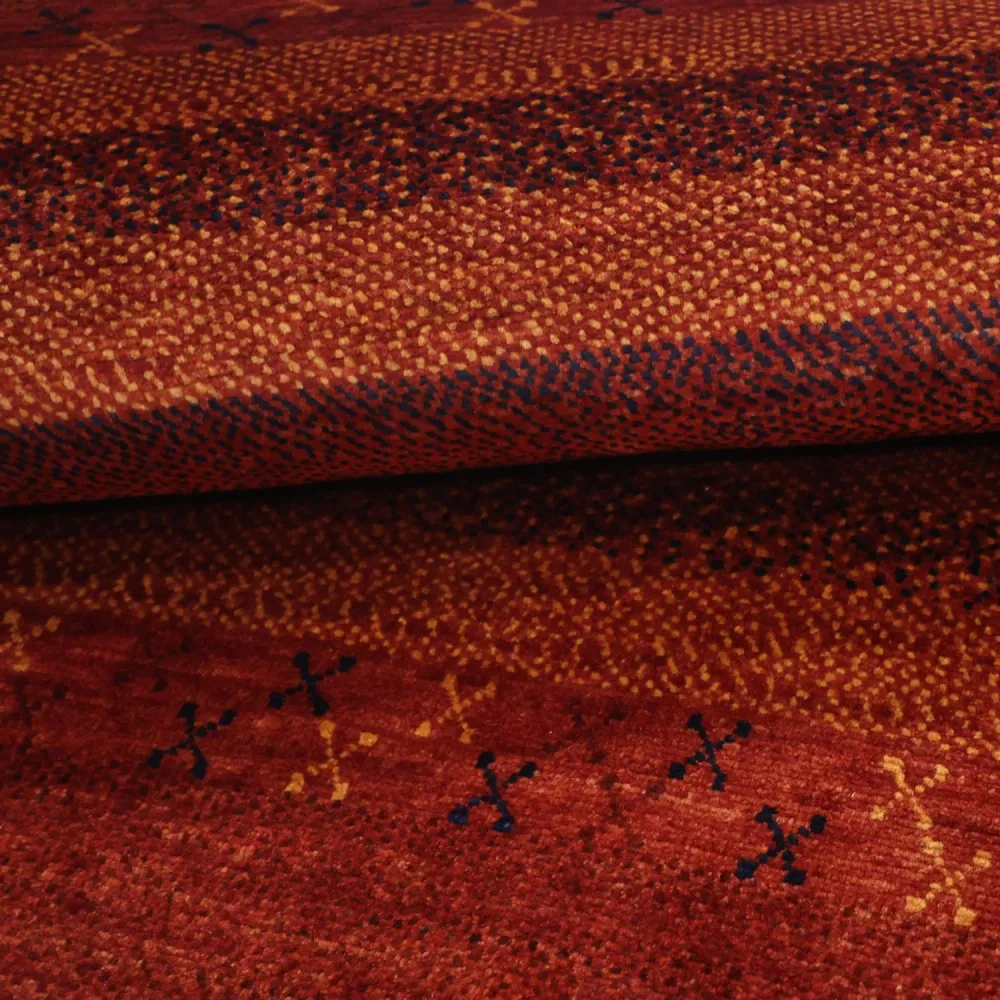 Tapete Gabbeh - Kashkuli Persa - 114 x 97 cm - multicolorido