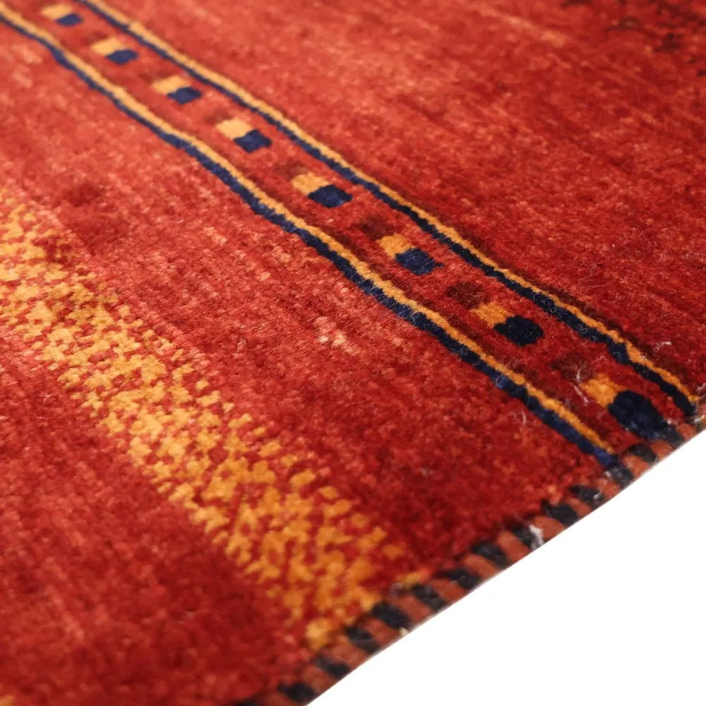 Tapete Gabbeh - Kashkuli Persa - 122 x 98 cm - multicolorido