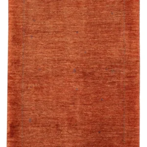 Tapete Gabbeh - Kashkuli Persa - 122 x 79 cm - vermelho escuro