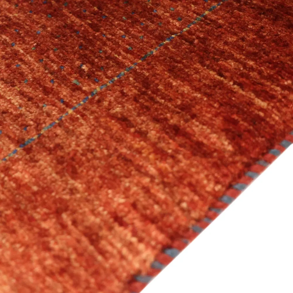 Tapete Gabbeh - Kashkuli Persa - 122 x 79 cm - vermelho escuro