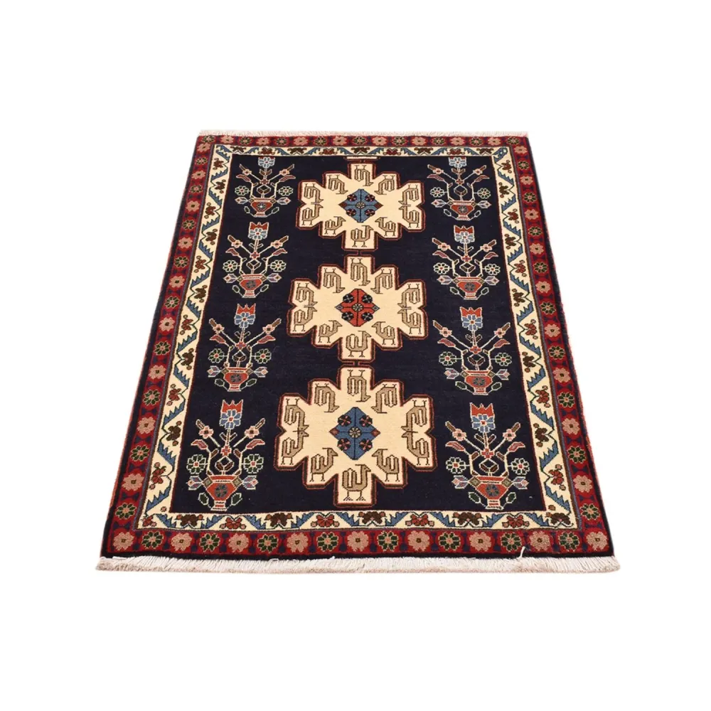 Tapete Gabbeh - Kashkuli Persa - 131 x 83 cm - multicolorido