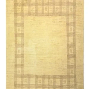 Tapete Gabbeh - Kashkuli Persa - 178 x 117 cm - bege claro