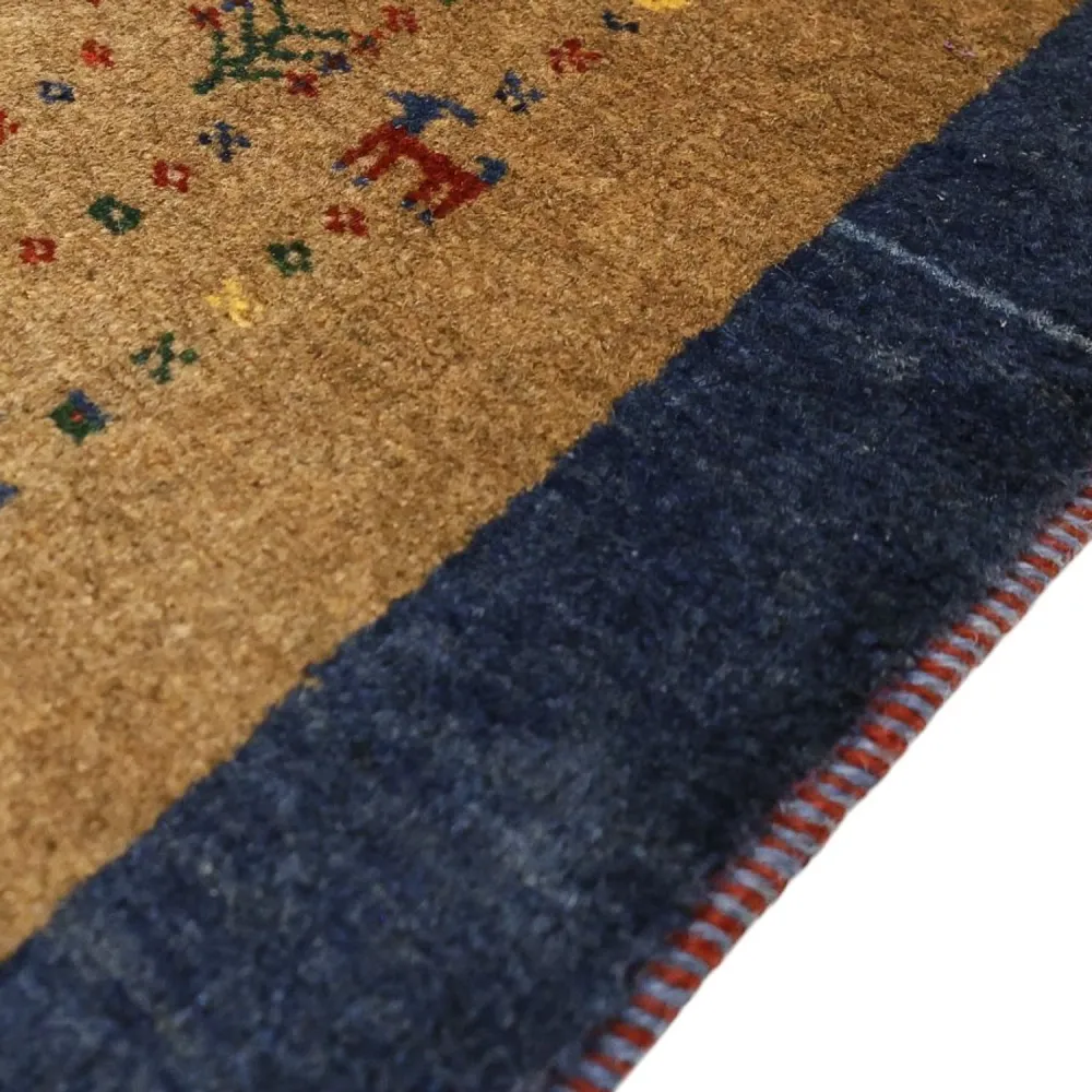 Tapete Gabbeh - Kashkuli Persa - 184 x 121 cm - vermelho