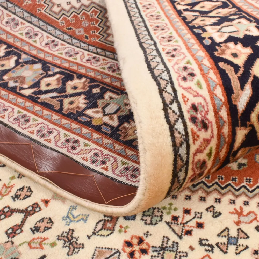 Tapete Gabbeh - Kashkuli Persa - 240 x 166 cm - areia
