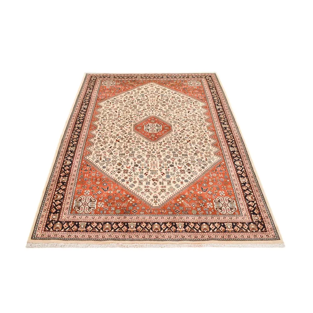 Tapete Gabbeh - Kashkuli Persa - 240 x 166 cm - areia