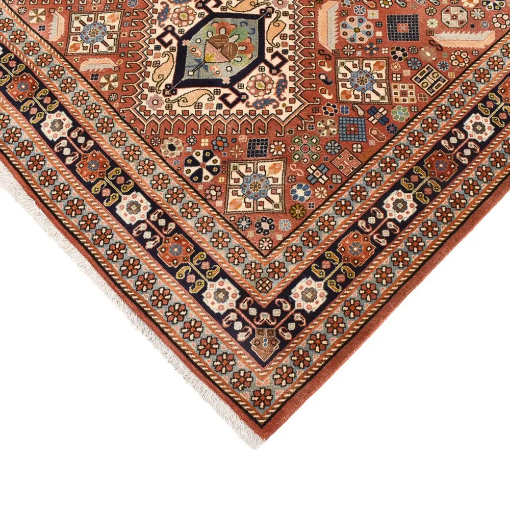 Tapete Gabbeh - Kashkuli Persa - 290 x 176 cm - bege escuro