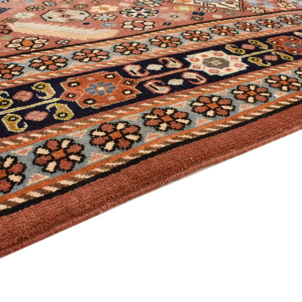 Tapete Gabbeh - Kashkuli Persa - 290 x 176 cm - bege escuro
