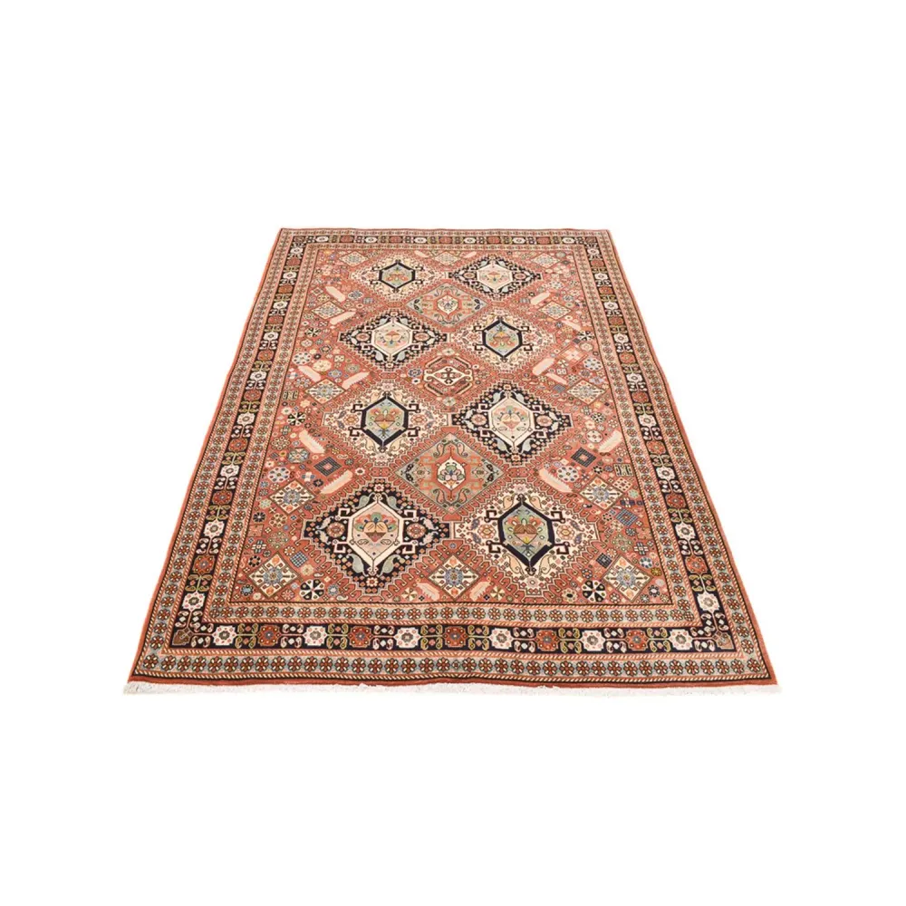 Tapete Gabbeh - Kashkuli Persa - 290 x 176 cm - bege escuro