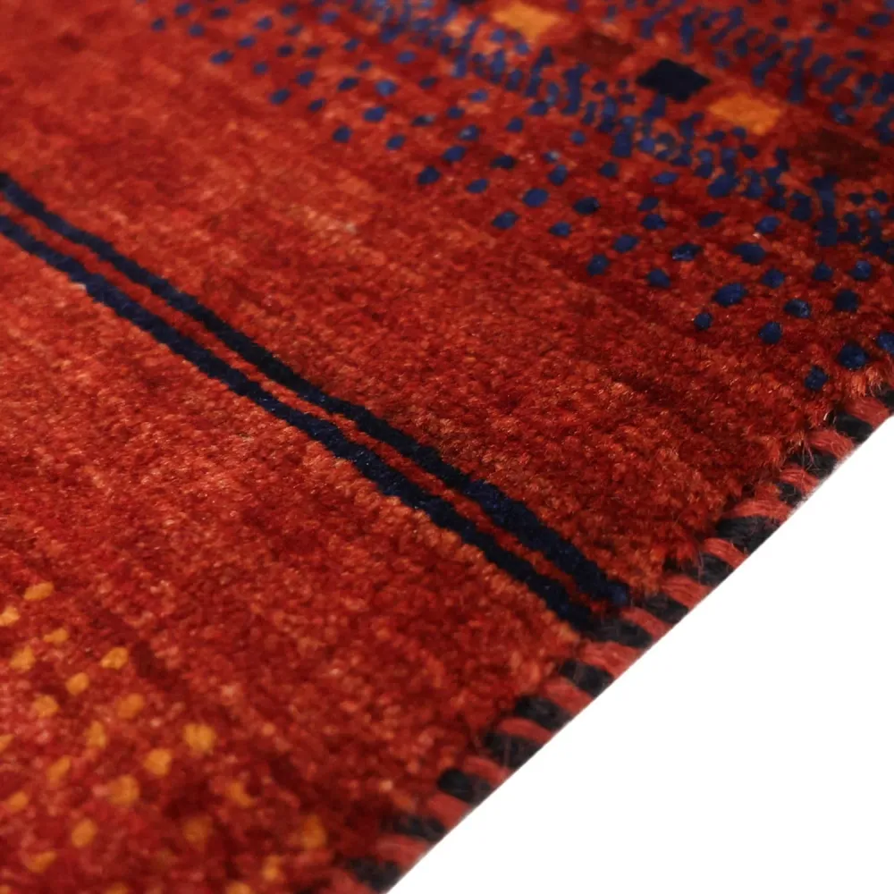 Tapete Gabbeh - Kashkuli Persa - 97 x 79 cm - multicolorido