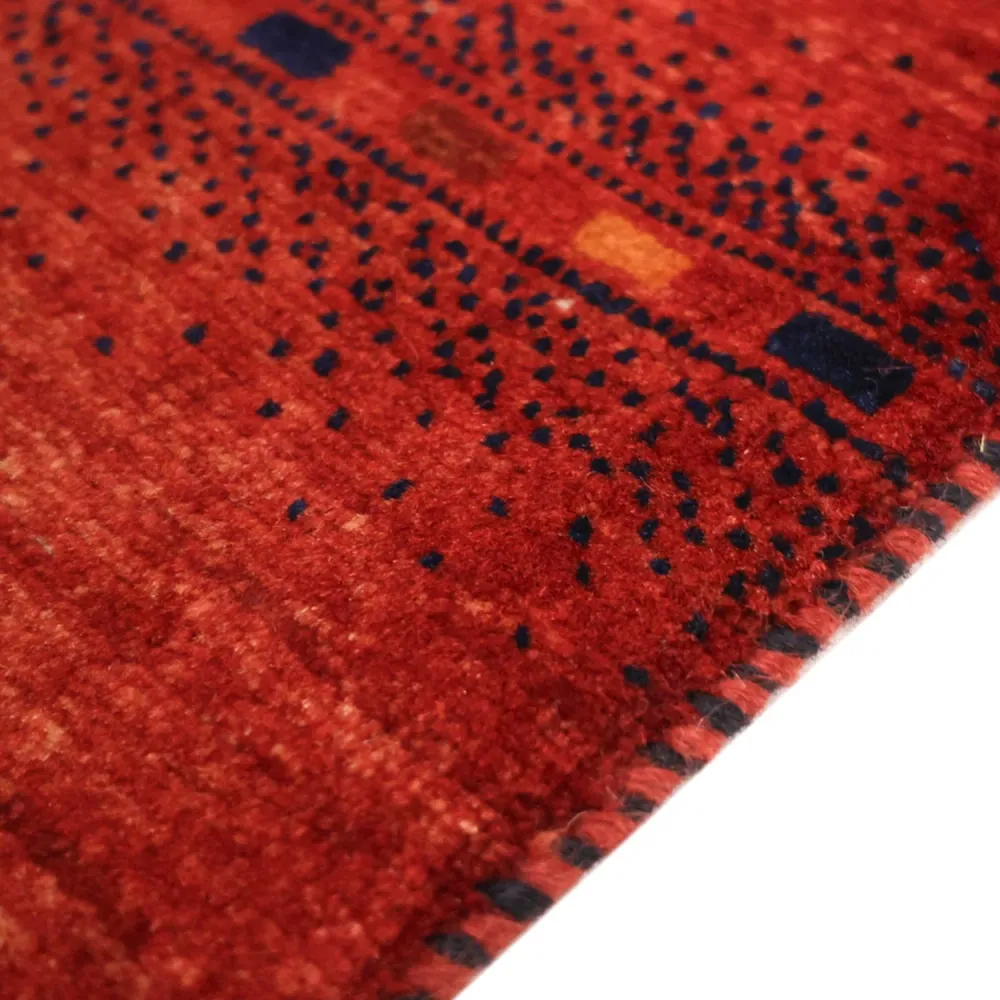 Tapete Gabbeh - Kashkuli Persa praç - 112 x 102 cm - multicolorido