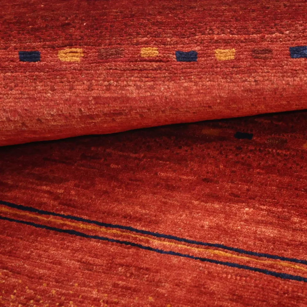 Tapete Gabbeh - Kashkuli Persa praç - 112 x 102 cm - multicolorido