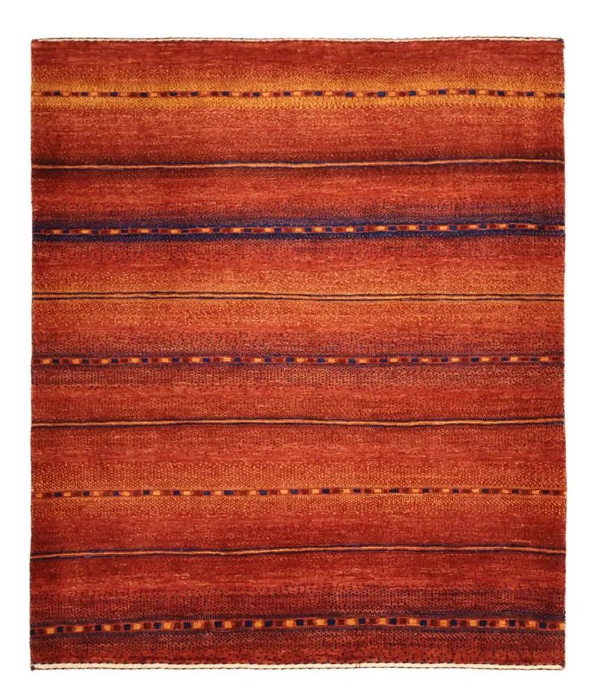 Tapete Gabbeh - Kashkuli Persa praç - 119 x 101 cm - multicolorido