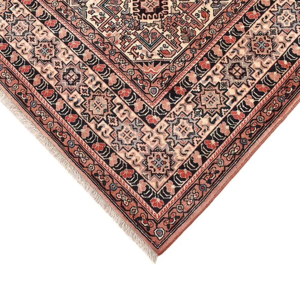 Tapete Gabbeh - Kashkuli Persa praç - 195 x 195 cm - bege escuro