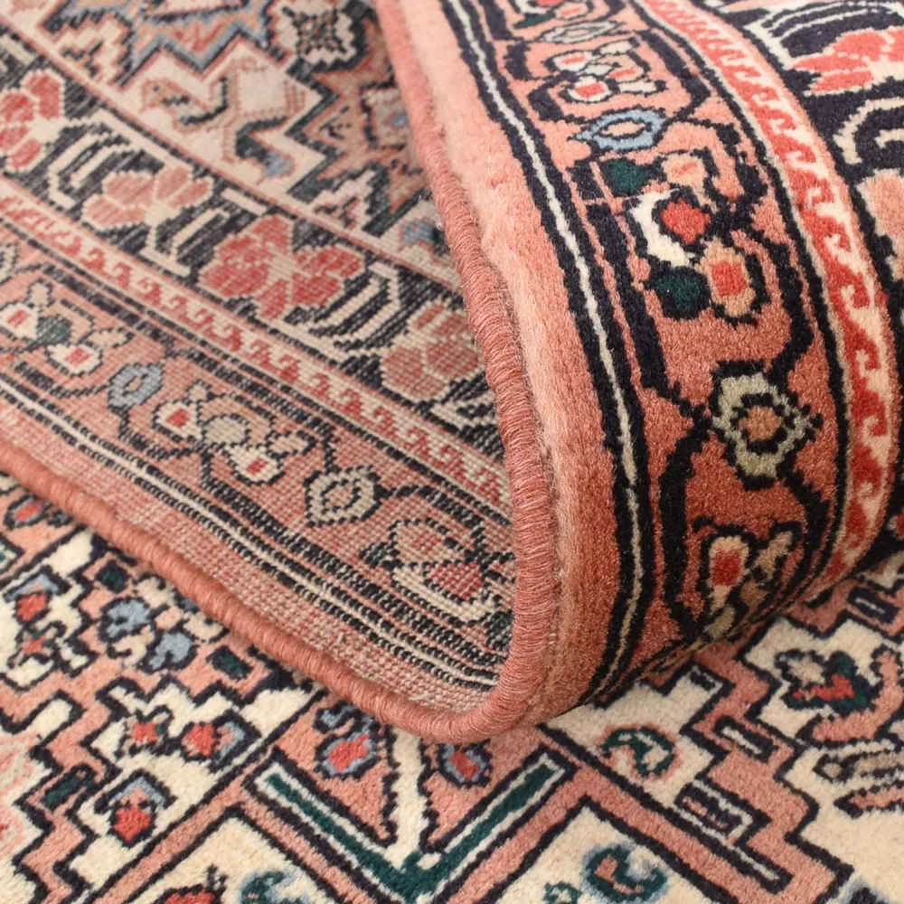 Tapete Gabbeh - Kashkuli Persa praç - 195 x 195 cm - bege escuro