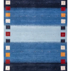 Tapete Gabbeh - Loribaft Indus - 240 x 169 cm - azul