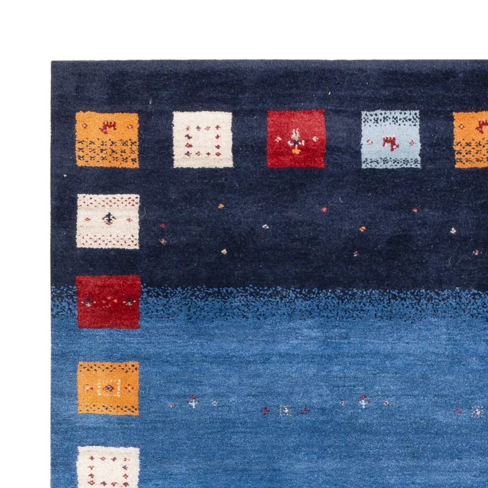 Tapete Gabbeh - Loribaft Indus - 240 x 169 cm - azul