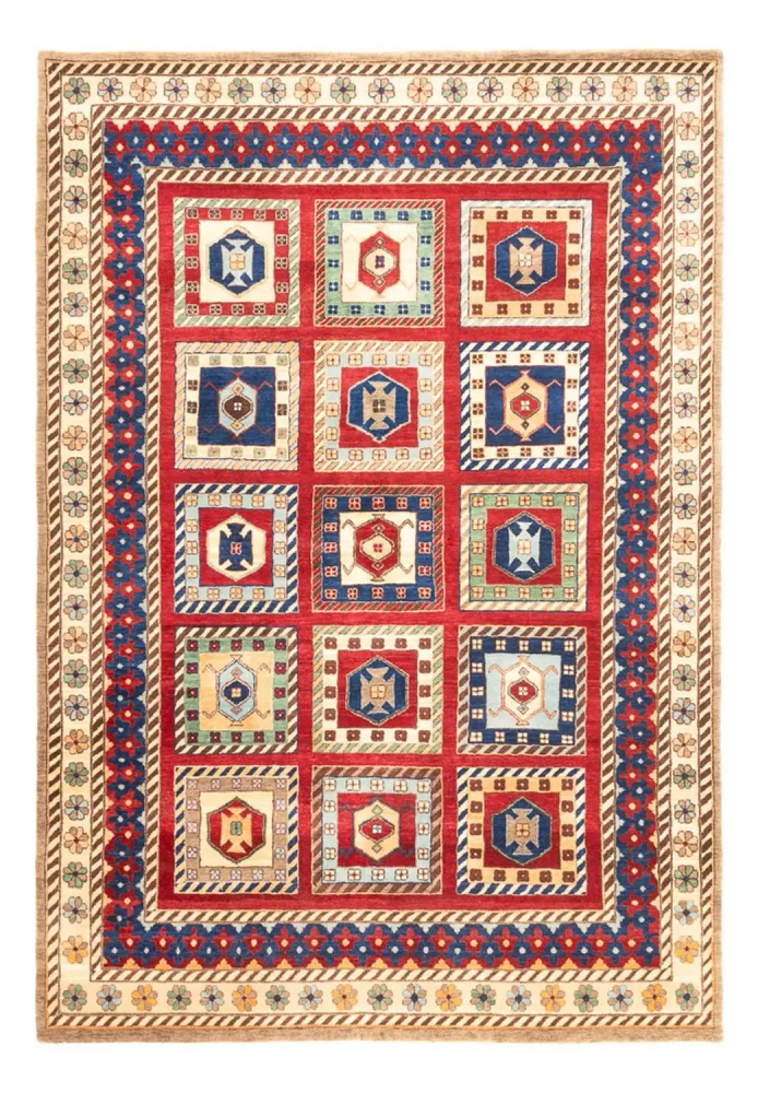 Tapete Gabbeh - Loribaft Indus - 241 x 168 cm - multicolorido