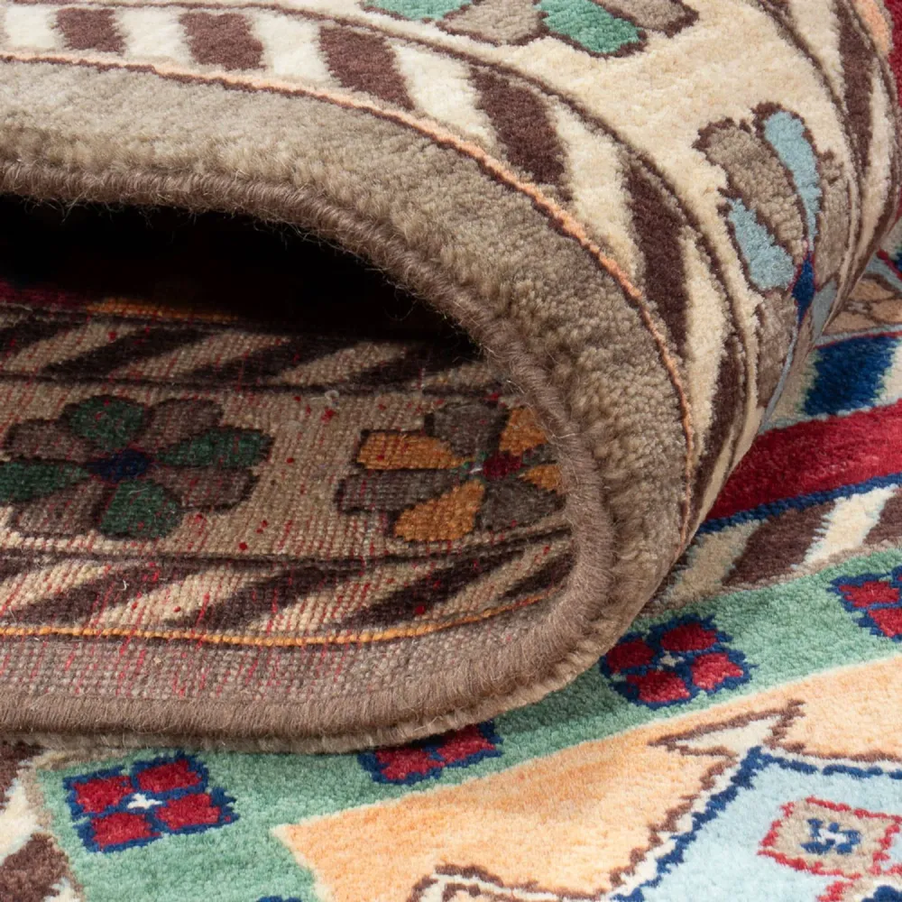 Tapete Gabbeh - Loribaft Indus - 241 x 168 cm - multicolorido