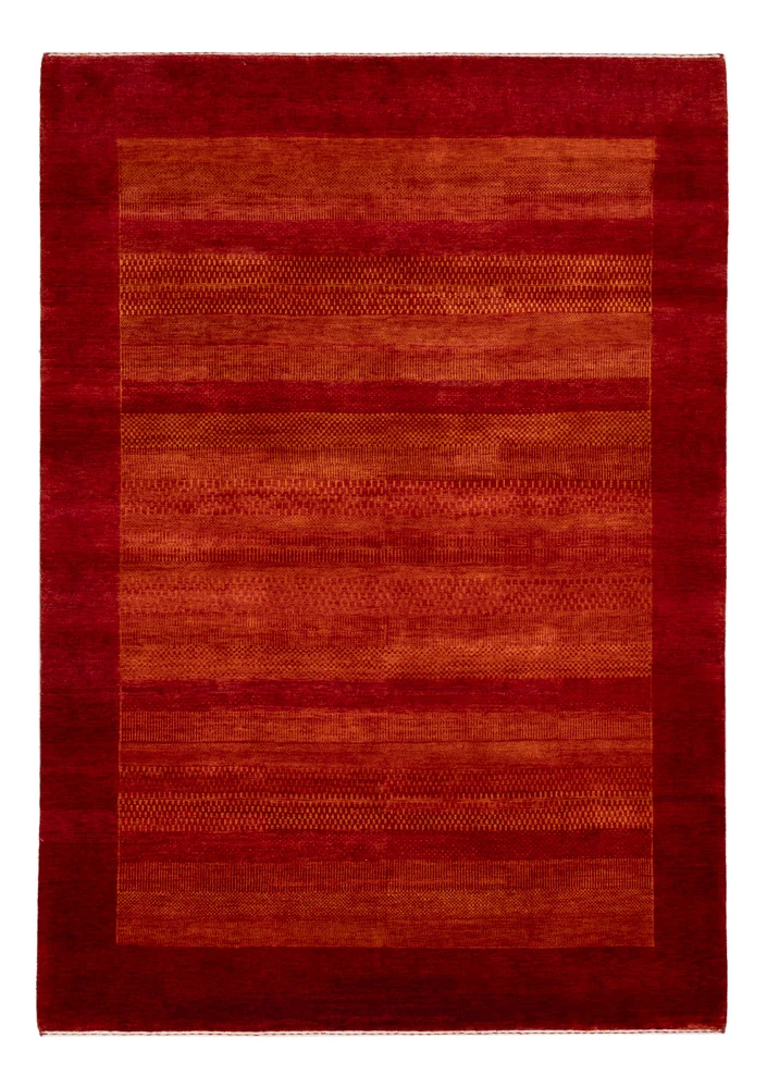 Tapete Gabbeh - Loribaft Indus - 249 x 174 cm - vermelho