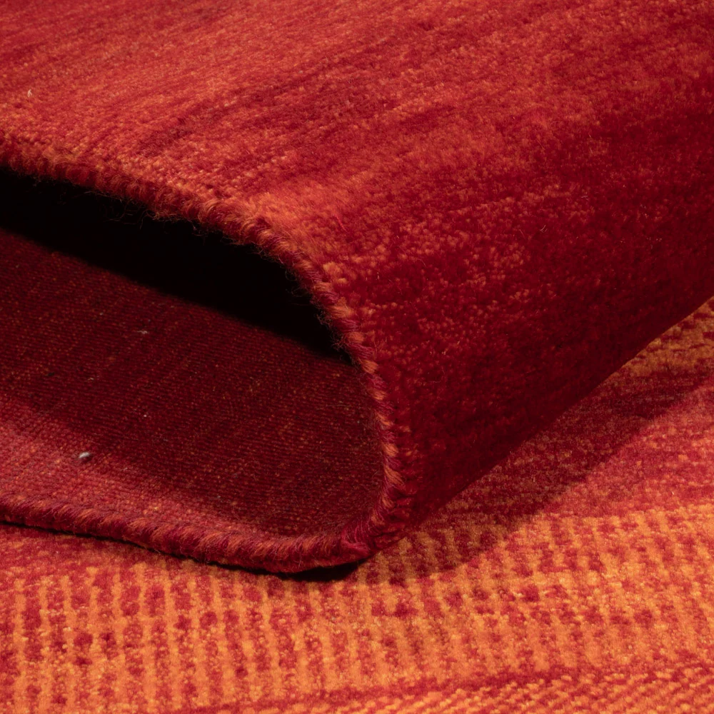 Tapete Gabbeh - Loribaft Indus - 249 x 174 cm - vermelho