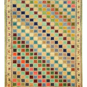 Tapete Gabbeh - Loribaft Persa - 117 x 79 cm - multicolorido