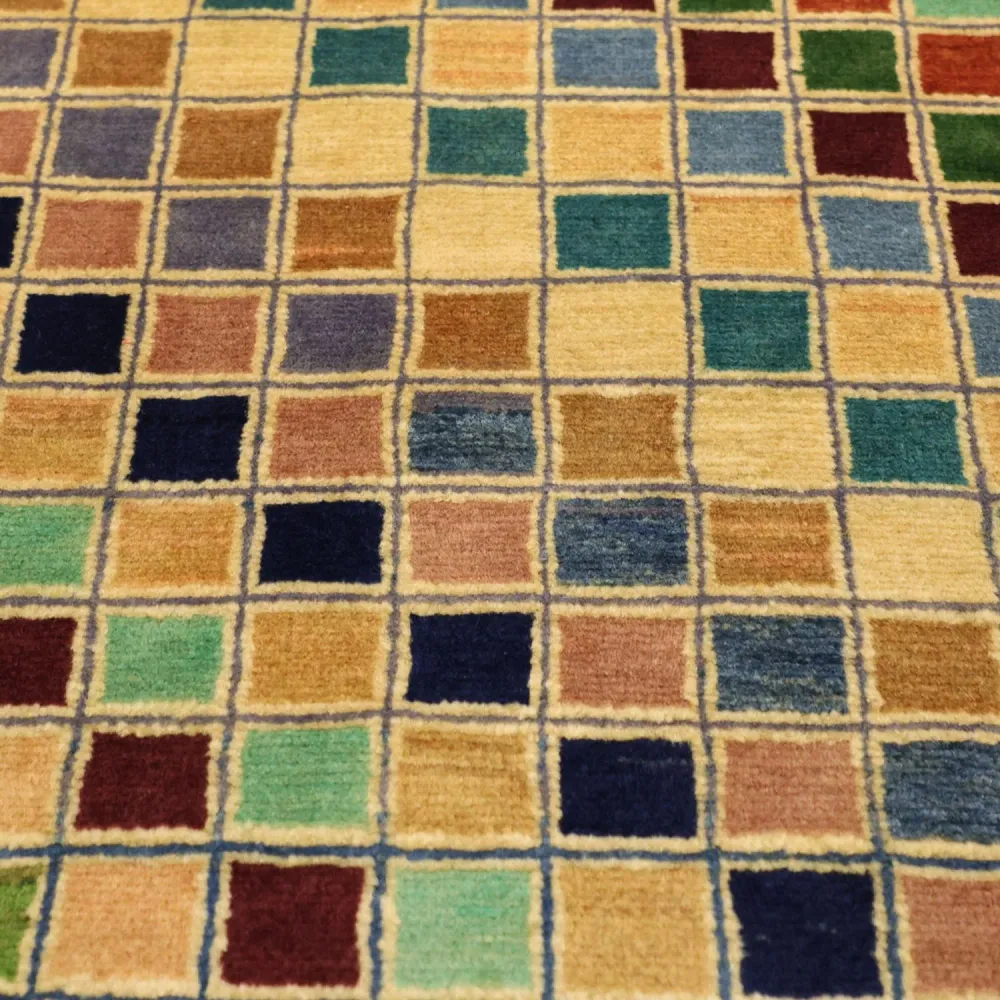 Tapete Gabbeh - Loribaft Persa - 117 x 79 cm - multicolorido