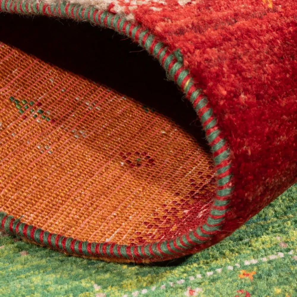 Tapete Gabbeh - Loribaft Persa - 135 x 85 cm - multicolorido