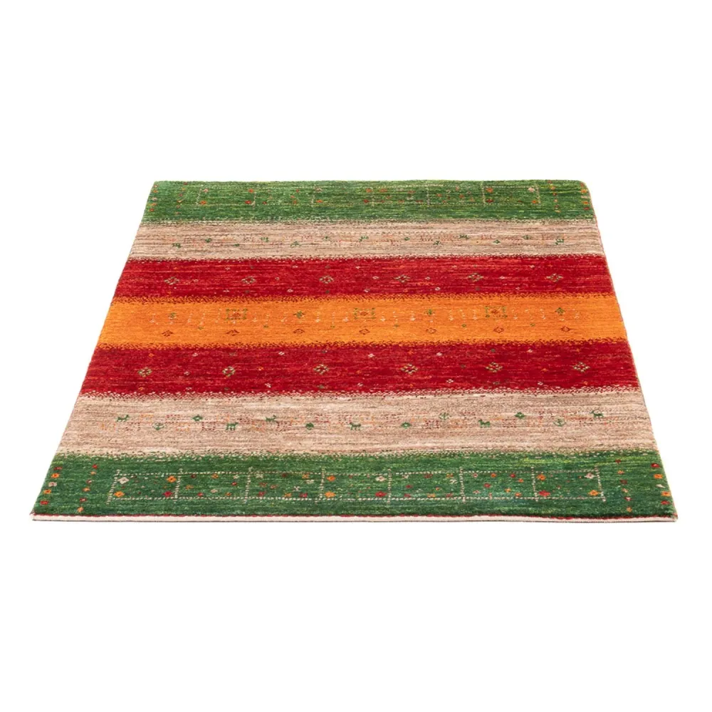 Tapete Gabbeh - Loribaft Persa - 135 x 85 cm - multicolorido