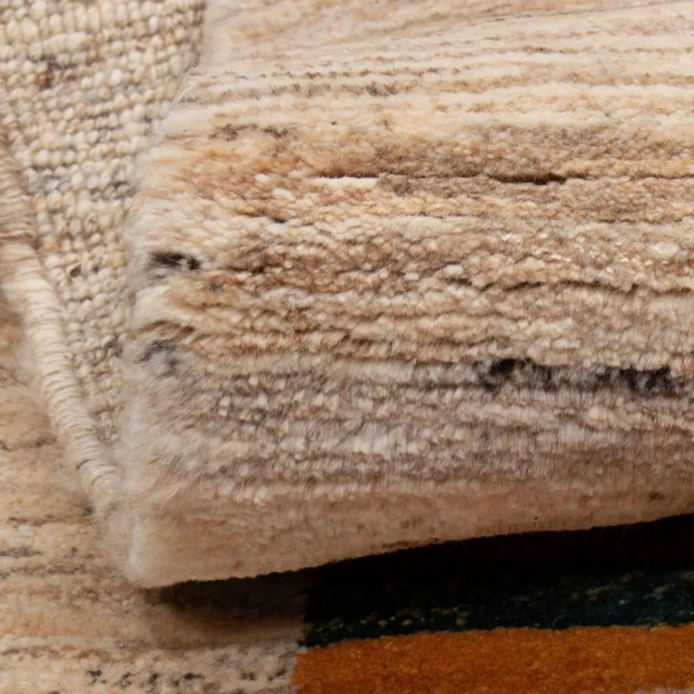 Tapete Gabbeh - Loribaft Persa - 137 x 74 cm - multicolorido