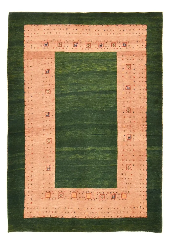Tapete Gabbeh - Loribaft Persa - 150 x 108 cm - multicolorido